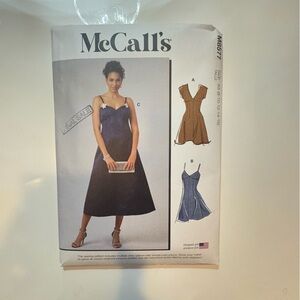 McCall's Evening Dress Sewing Pattern - Uncut